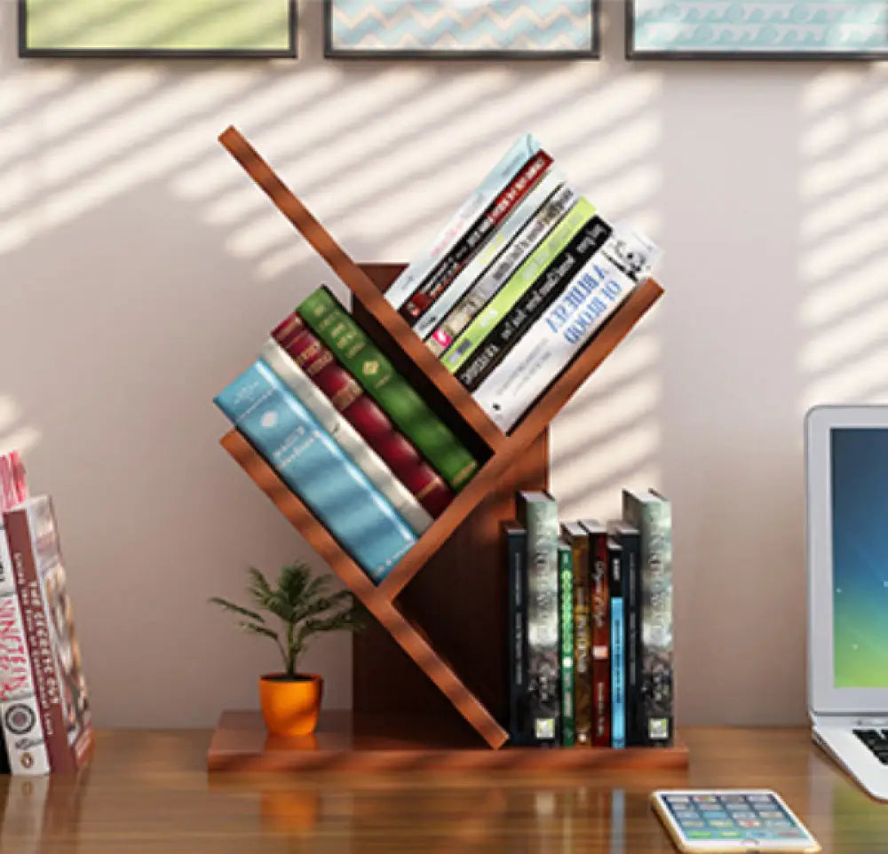 Desktop Tree Bookshelf - Kilimanjaro fine craft -  