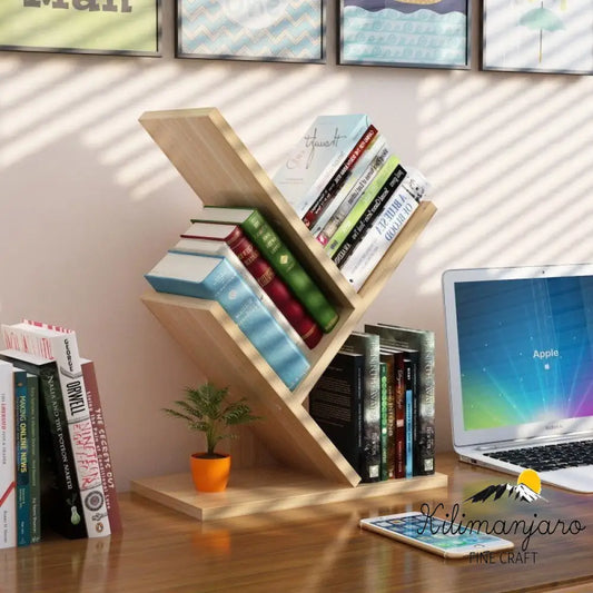 Desktop Tree Bookshelf - Kilimanjaro fine craft - Book stands 