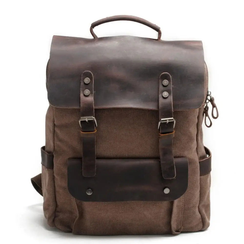 Vintage Canvas Backpack - Blue NIle - Kilimanjaro fine craft -  