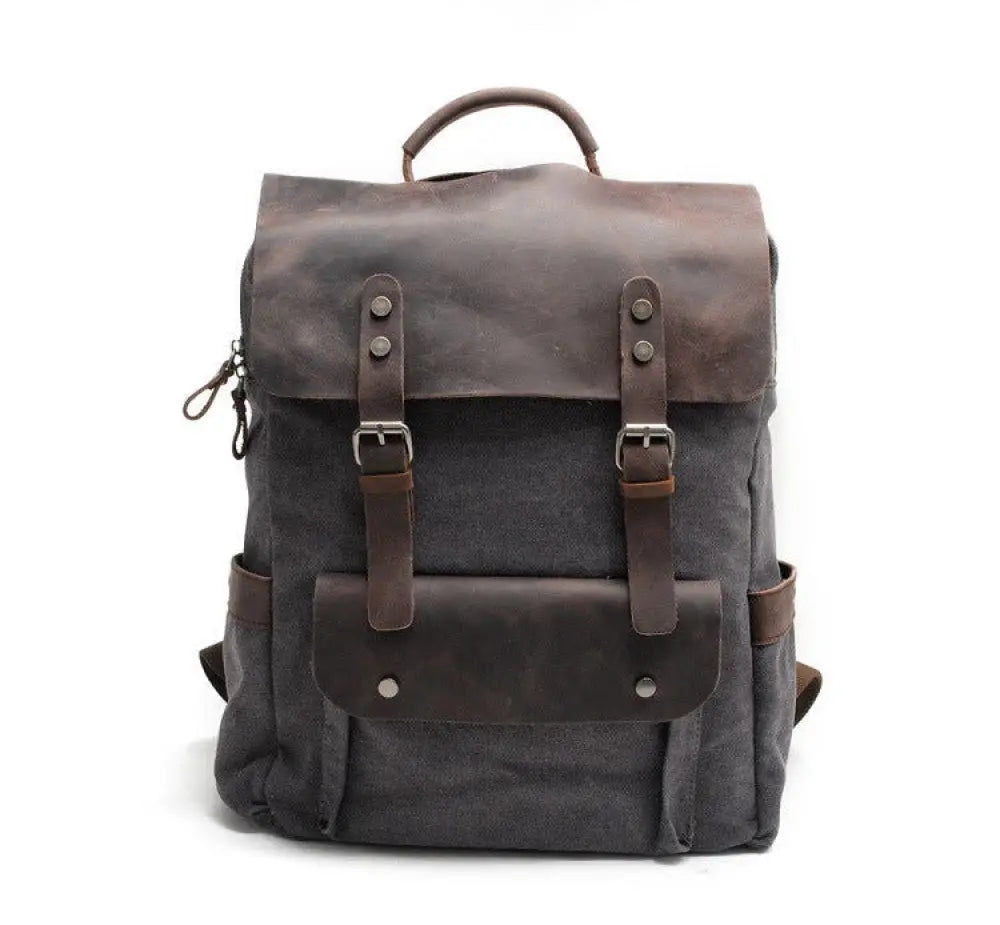 Vintage Canvas Backpack - Blue NIle - Kilimanjaro fine craft -  