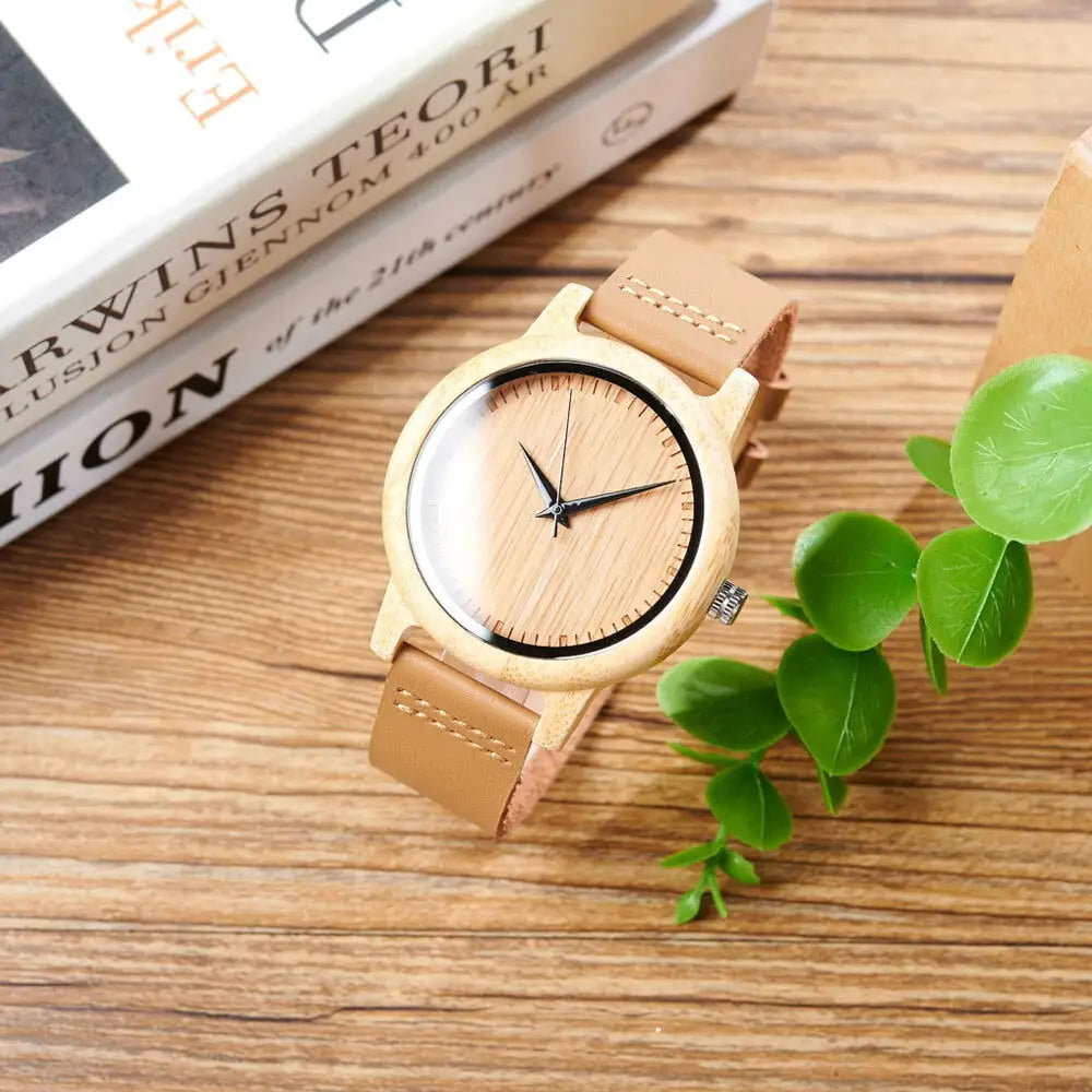 Wooden Watch (Birch) - Kilimanjaro fine craft -  